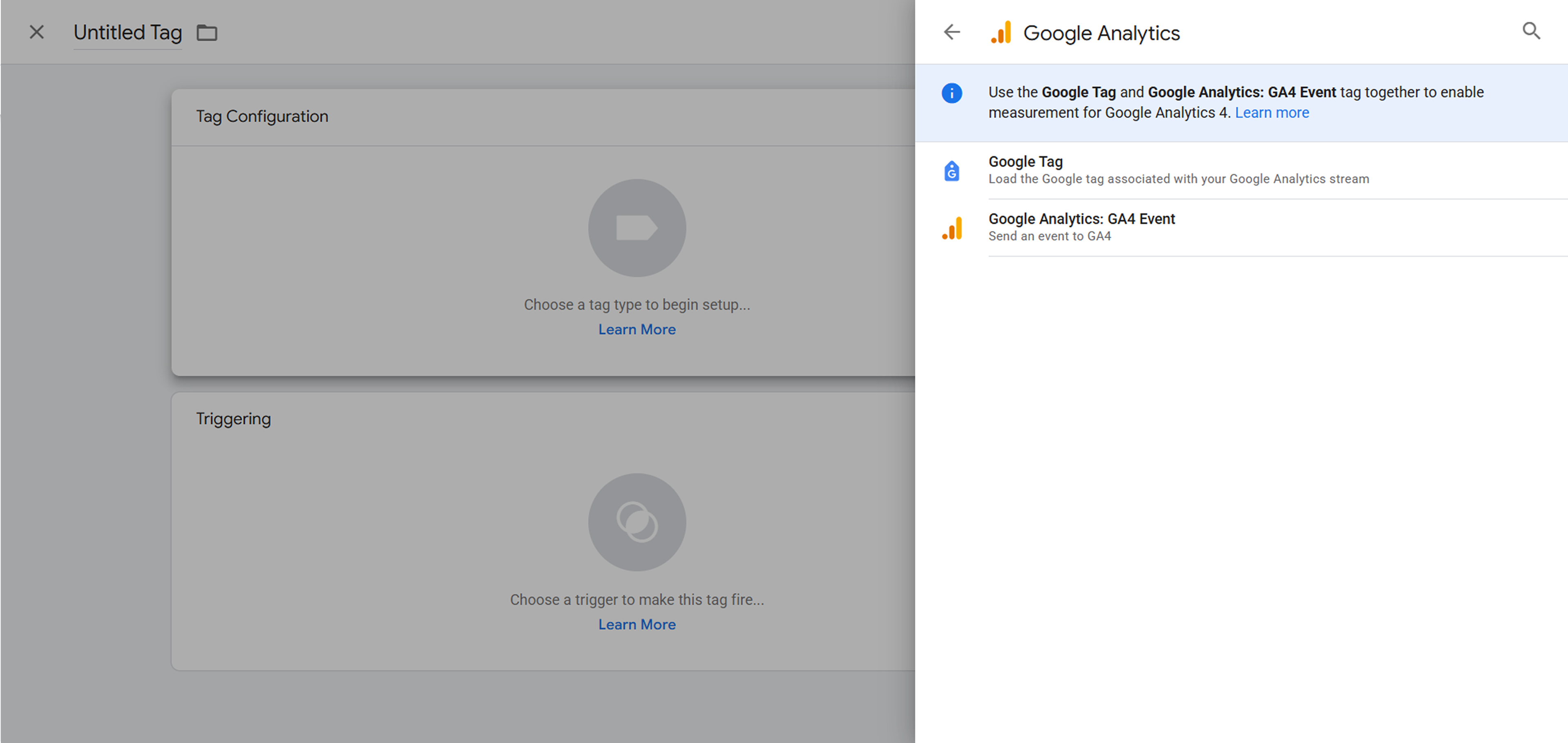 Create a New GA4 Configuration Tag