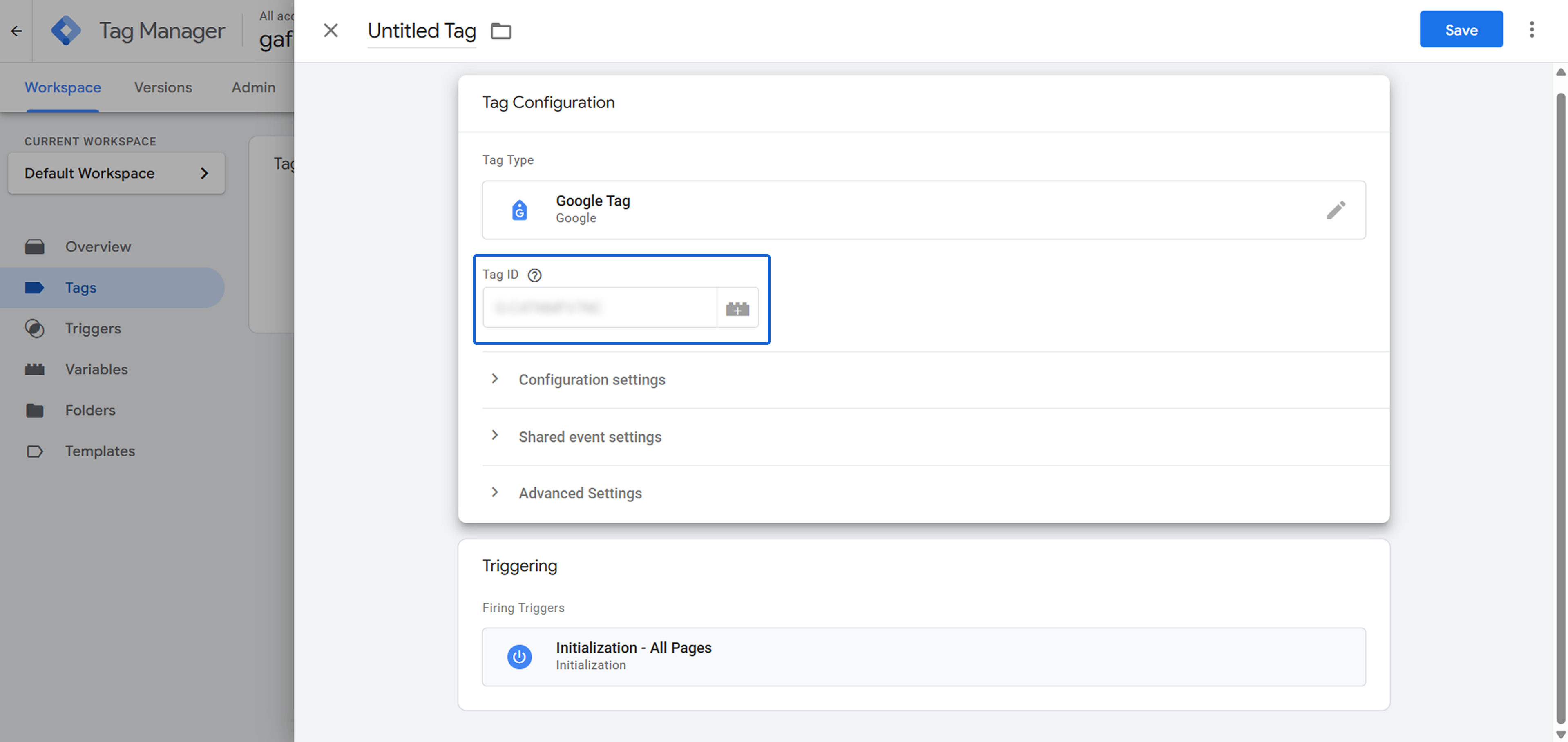 Paste Your Measurement ID