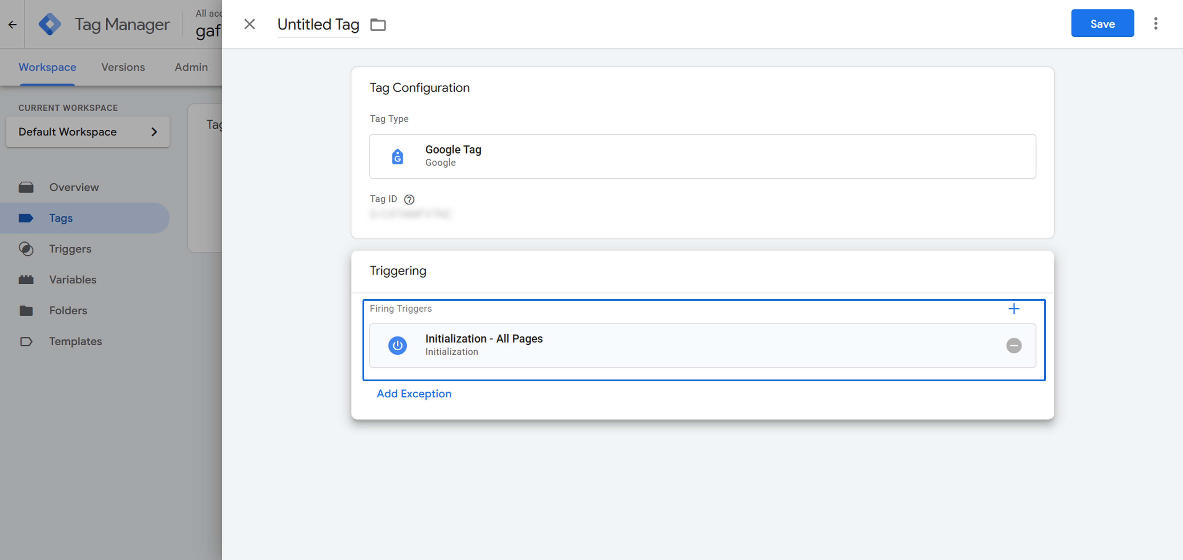 Set Trigger to All Pages